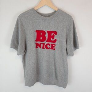 ❤️🔥ban.do - Be Nice Short Sleeve Sweatshirt - XL